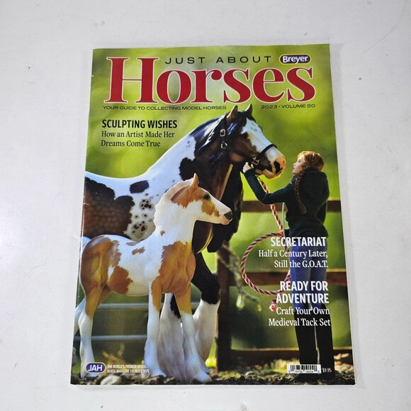 Breyer JAH Just About Horses Magazine 2023 Volume 50 Collectors Guide - Picture 1 of 8